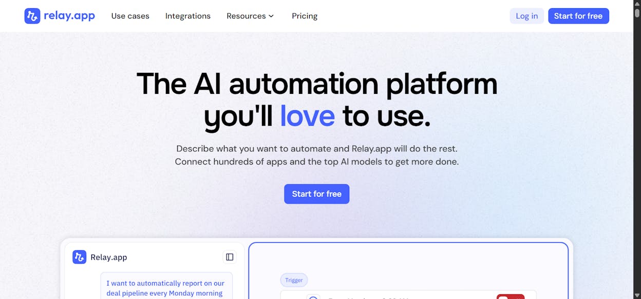 Relay.app interface showing a workflow with human-in-the-loop approval step