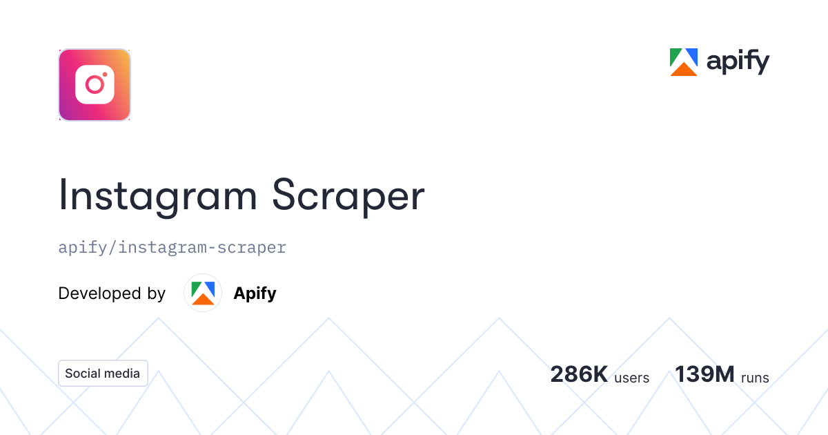 Apify&rsquo;s Actor store showing popular scrapers for Google Maps, Instagram, and e-commerce platforms with usage stats