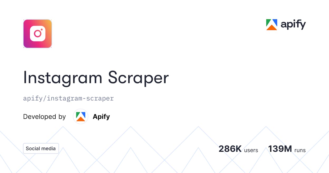 Apify&rsquo;s Actor store showing popular scrapers for Google Maps, Instagram, and e-commerce platforms with usage stats