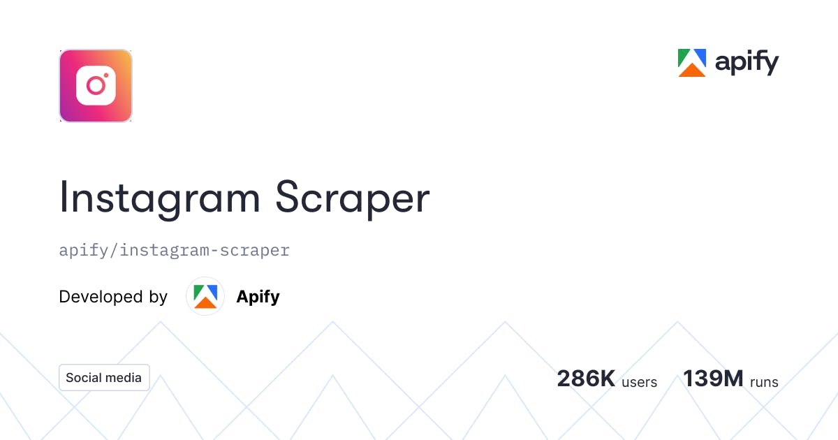 Apify’s Actor store showing popular scrapers for Google Maps, Instagram, and e-commerce platforms with usage stats