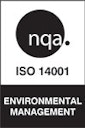 ISO 14001 logo.