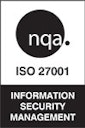 ISO 27001 logo.