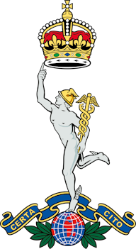 Royal Signals logo.