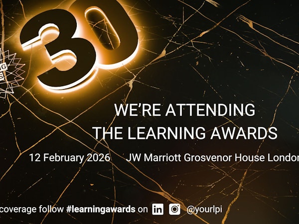Learning Awards 2026 Learning awards 2026 announcement graphic with the date and time of the awards event.
