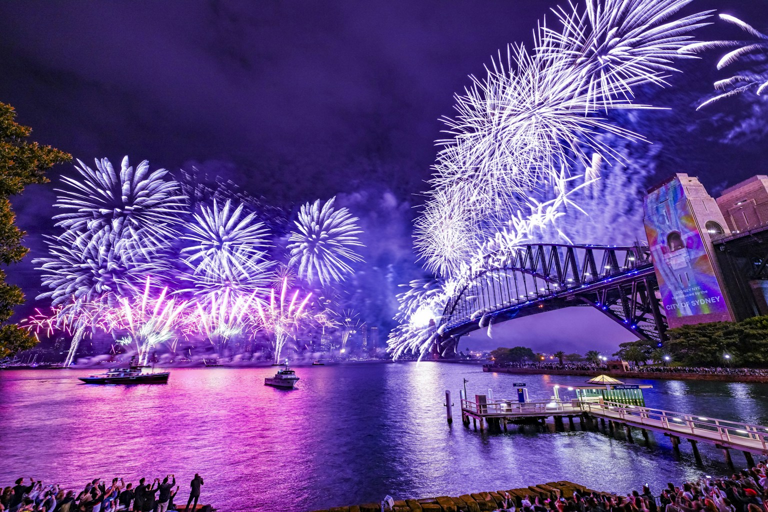 Sydney New Year's Eve fireworks celebration