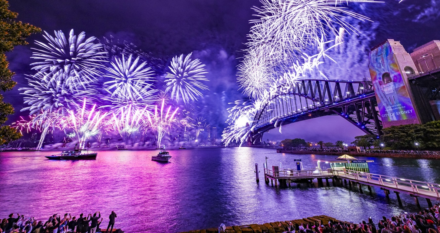 Sydney New Year's Eve fireworks celebration