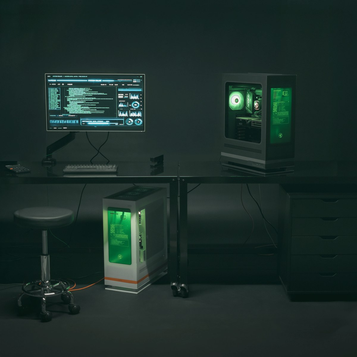 Gamer Computer Terminal Terminal 1 Custom Gaming PC | Retro Design | Ironside