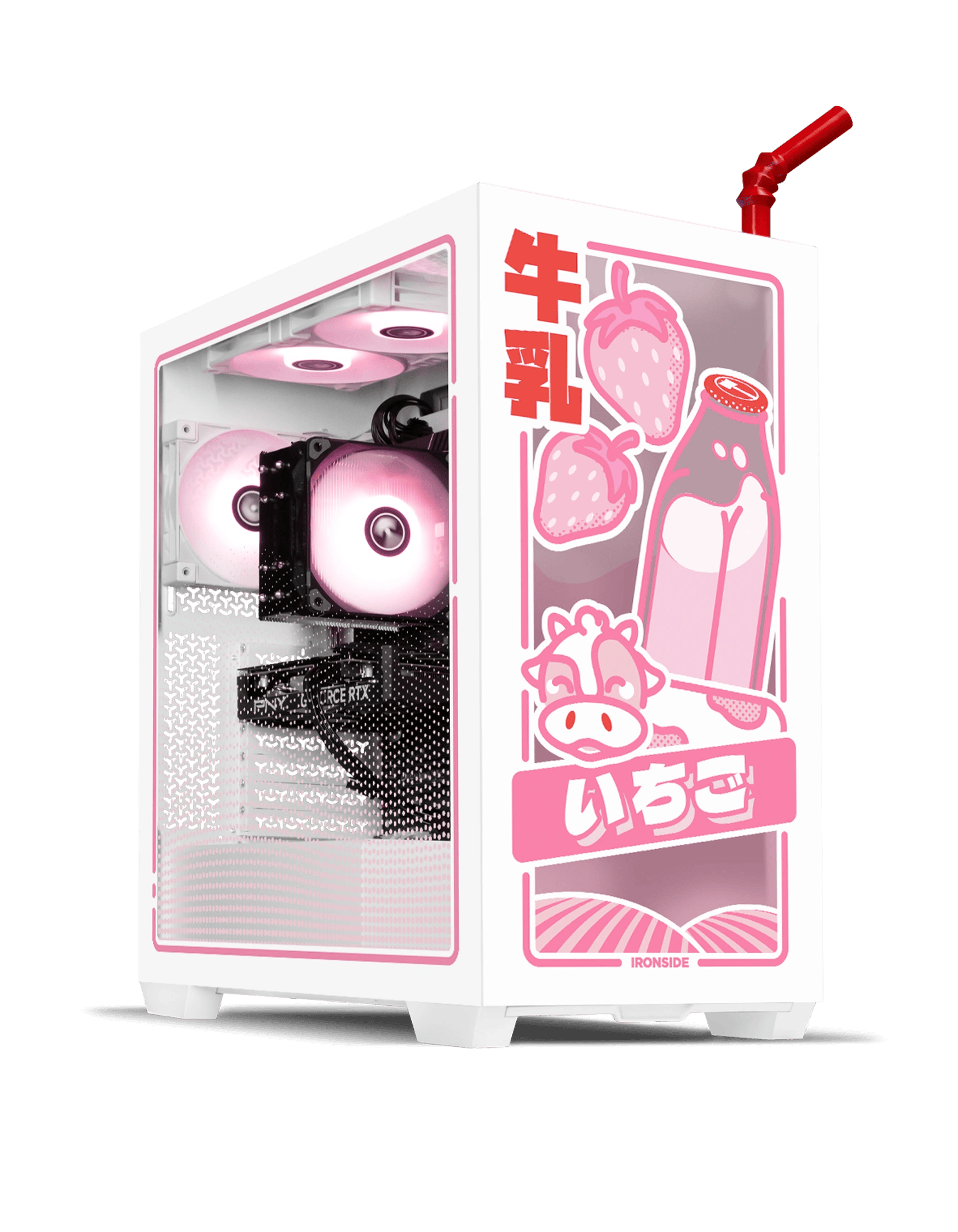 Milkbox Custom Gaming PC | Unique Kawaii Design | Ironside