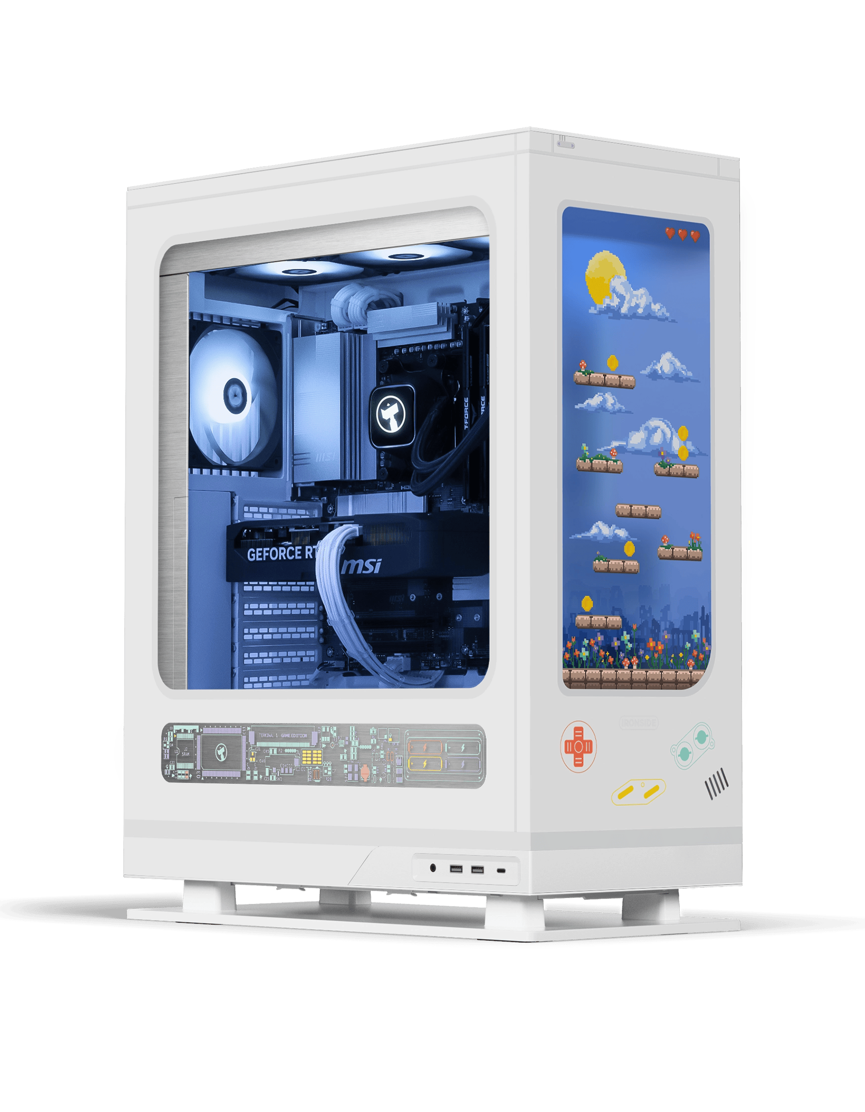 Gamer Computer Terminal Terminal 1 Custom Gaming PC | Retro Design | Ironside