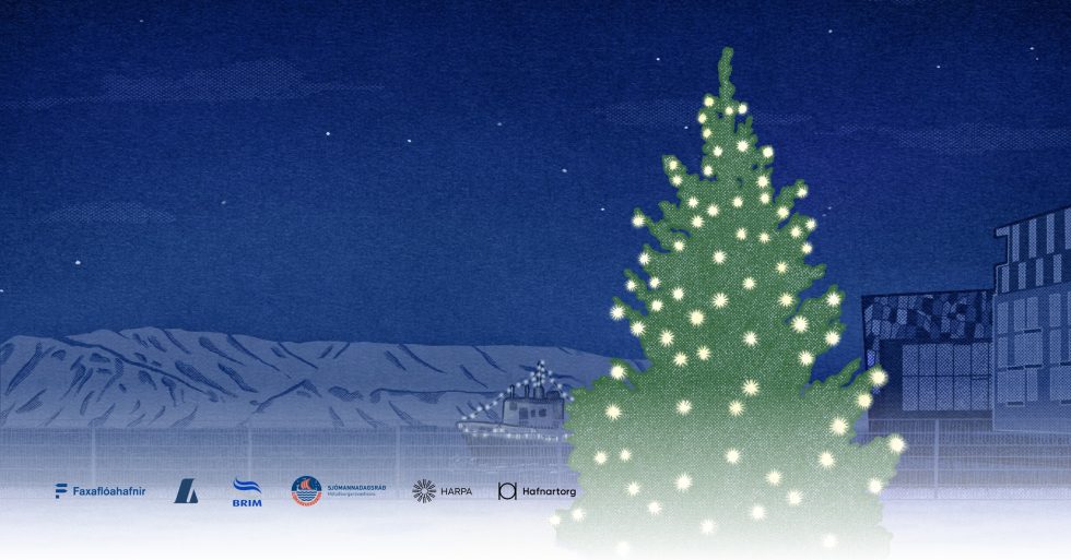 Hamborgartréð í 60 ár – Ljósin tendruð við Reykjavíkurhöfn 29. nóvember