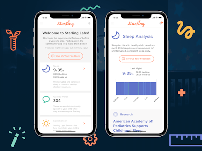 Starling App - The Early Education Wearable