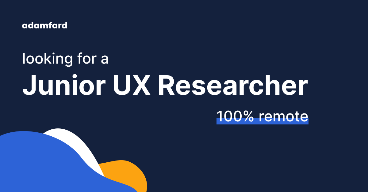 junior ux researcher