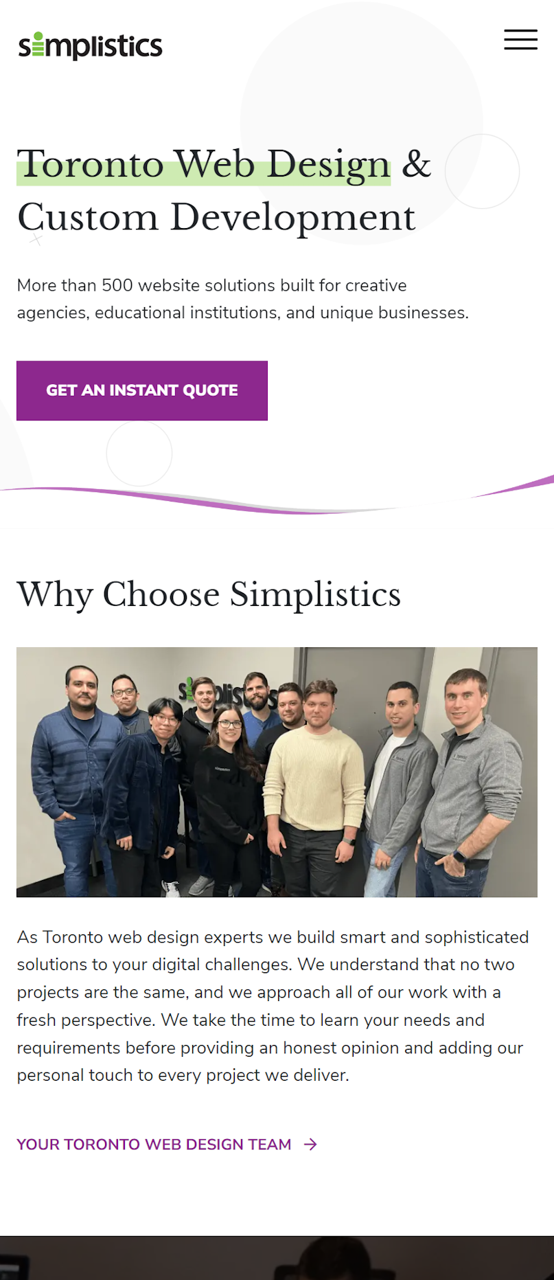 Simplistics Web Design Inc. thumbnail