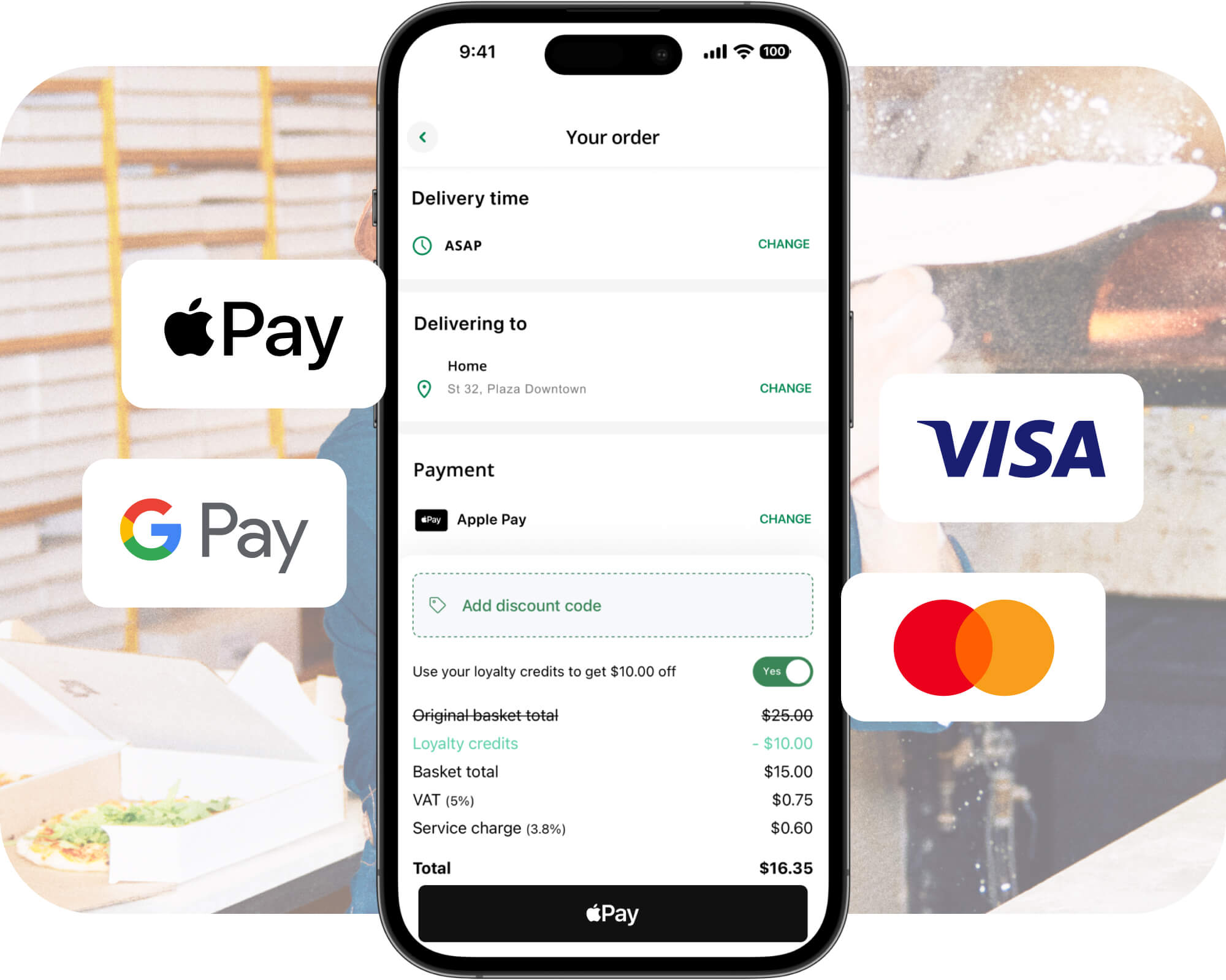 Deliverect Direct - Online Ordering Checkout