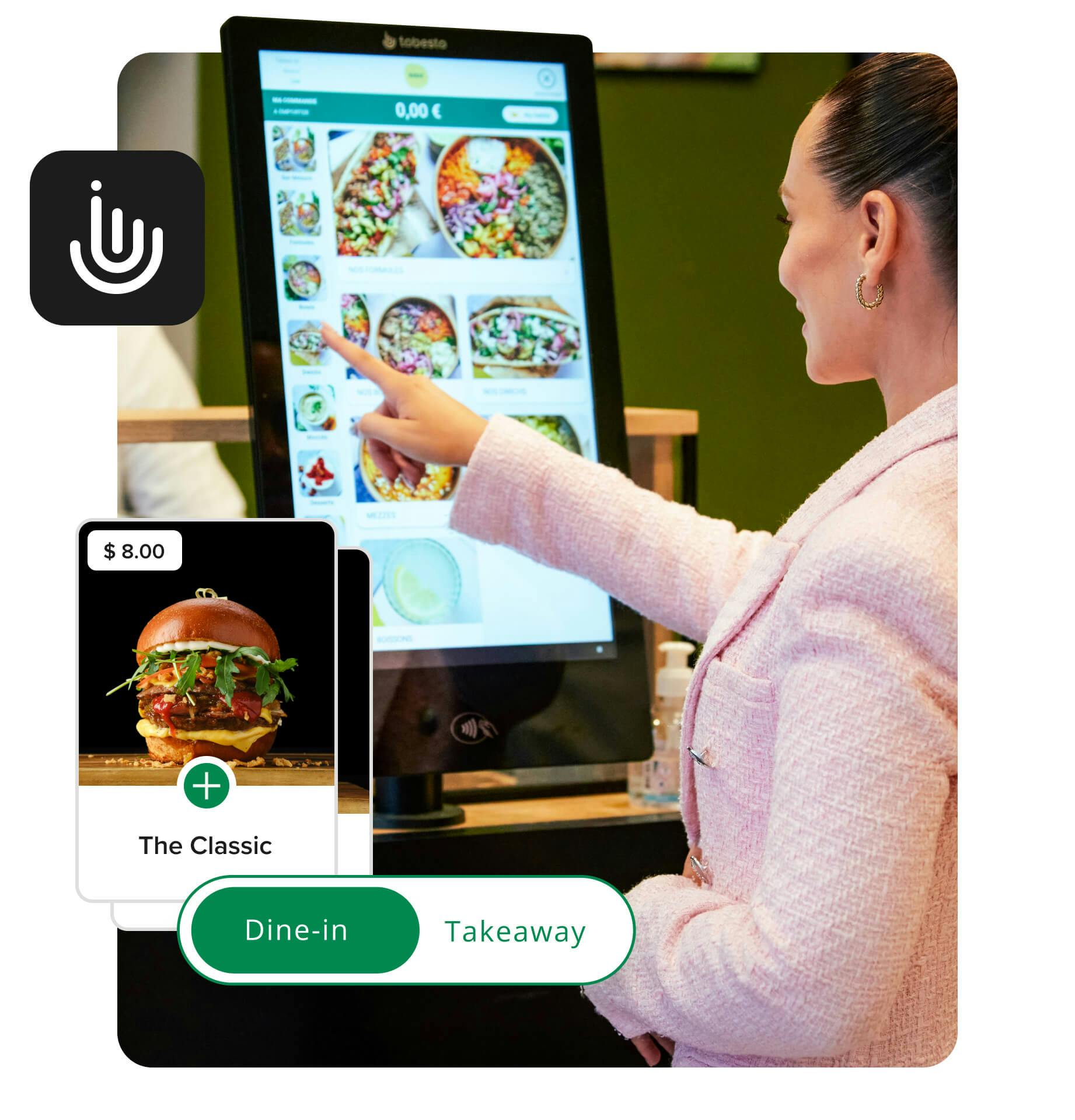 Kiosk Tabesto by Deliverect logo