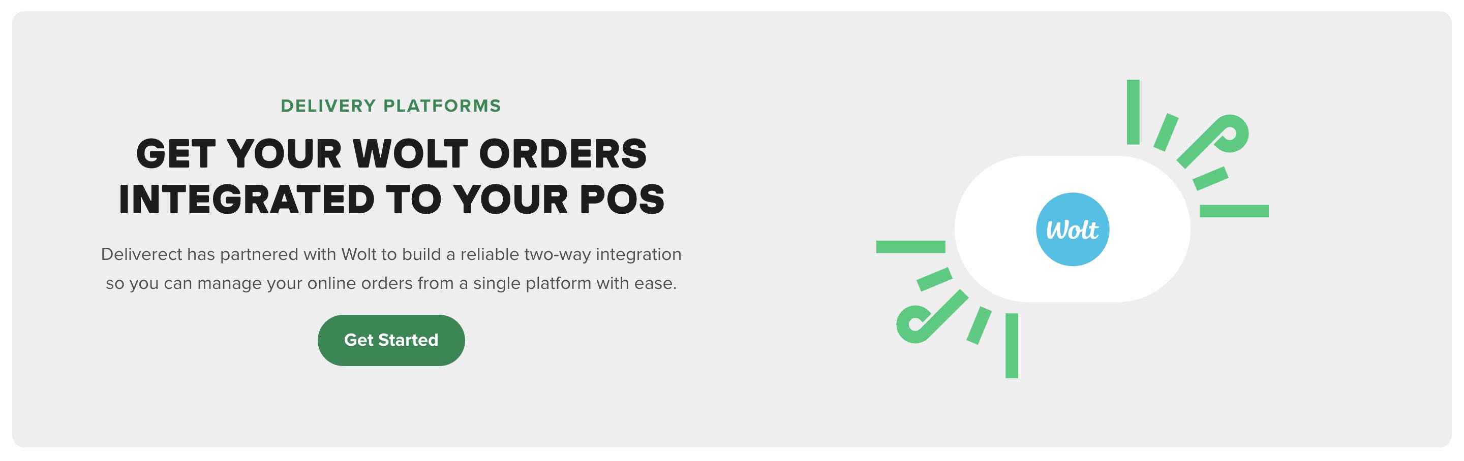 Wolt-Deliverect-Integration