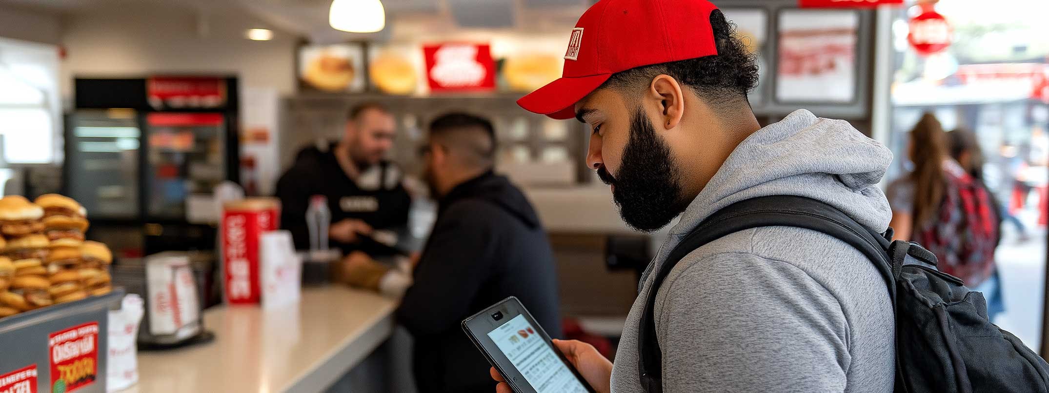 self-ordering-kiosks-restaurant-Deliverect-usingkiosk