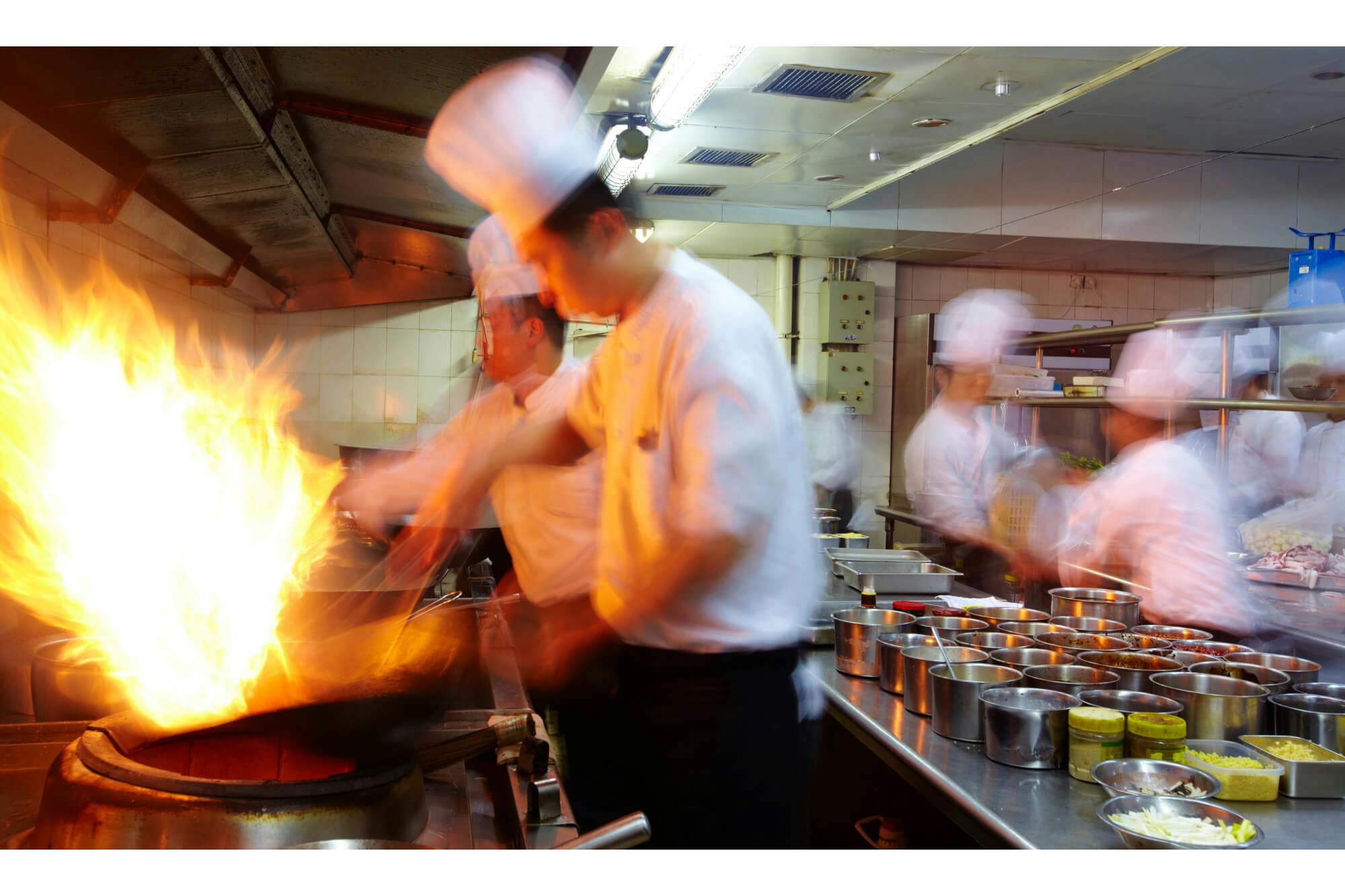 A timelapse of kitchen operation to discuss ghost kitchen efficiency with Deliverect.