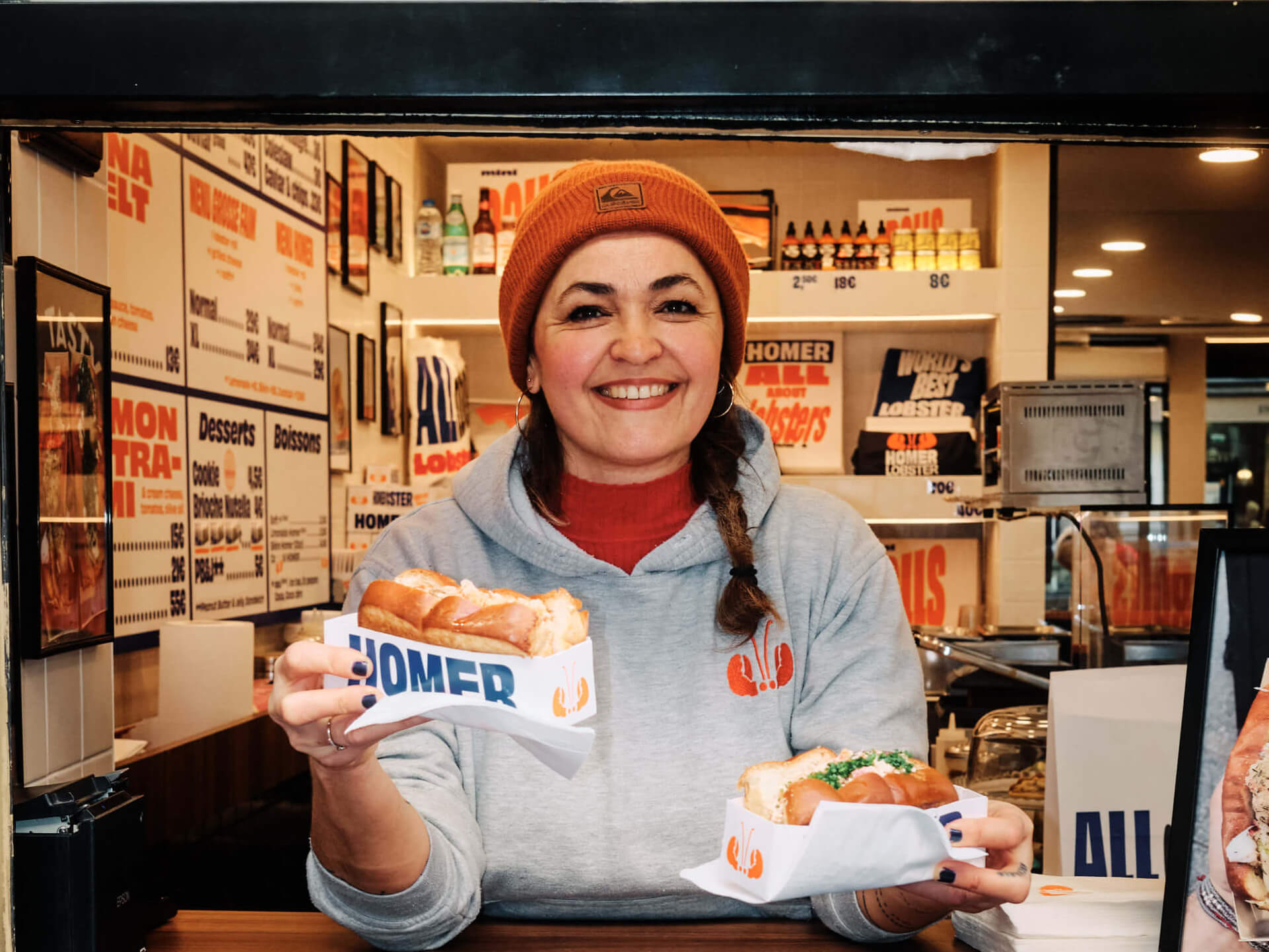 Delivery food pickup