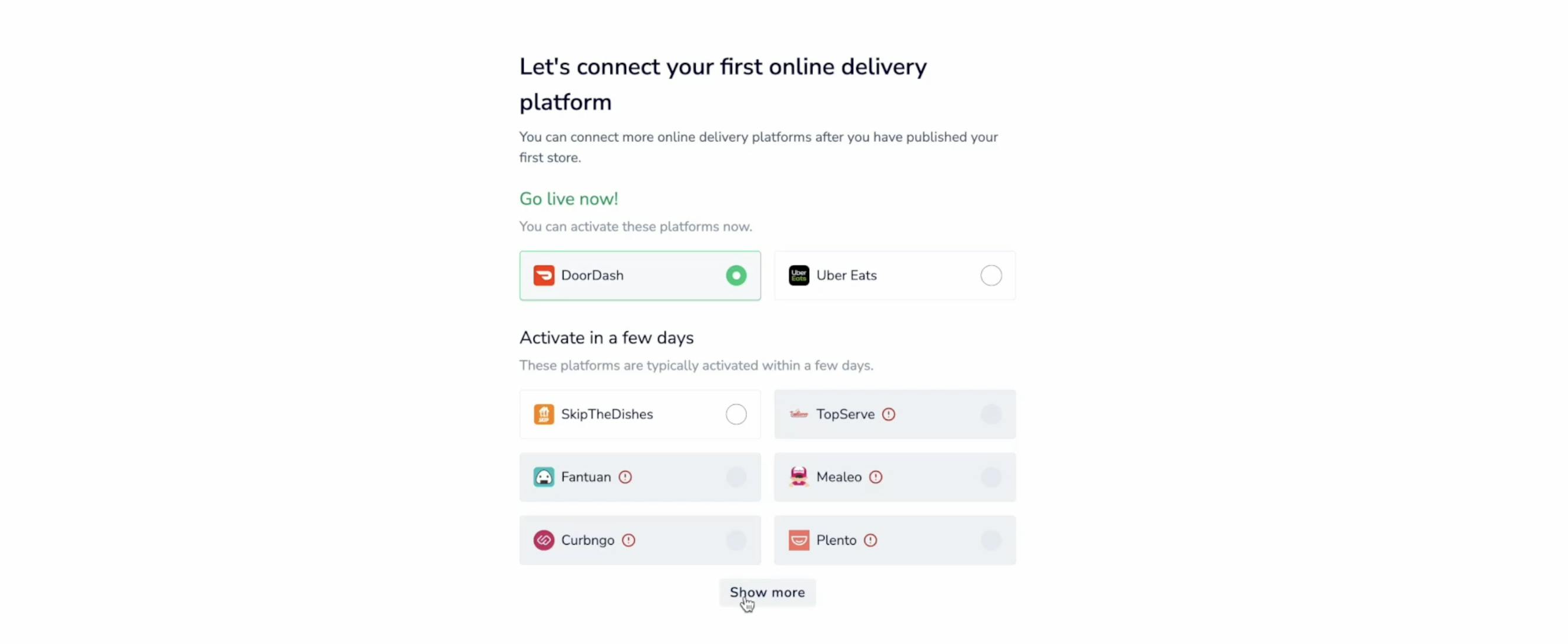 Deliverect-14-day-trial-connect-channels