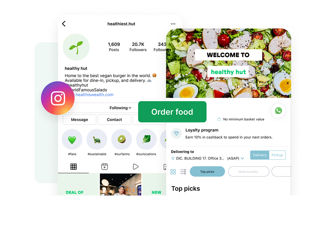 Deliverect-Social-Media-Ordering-Order-InProfile-Button