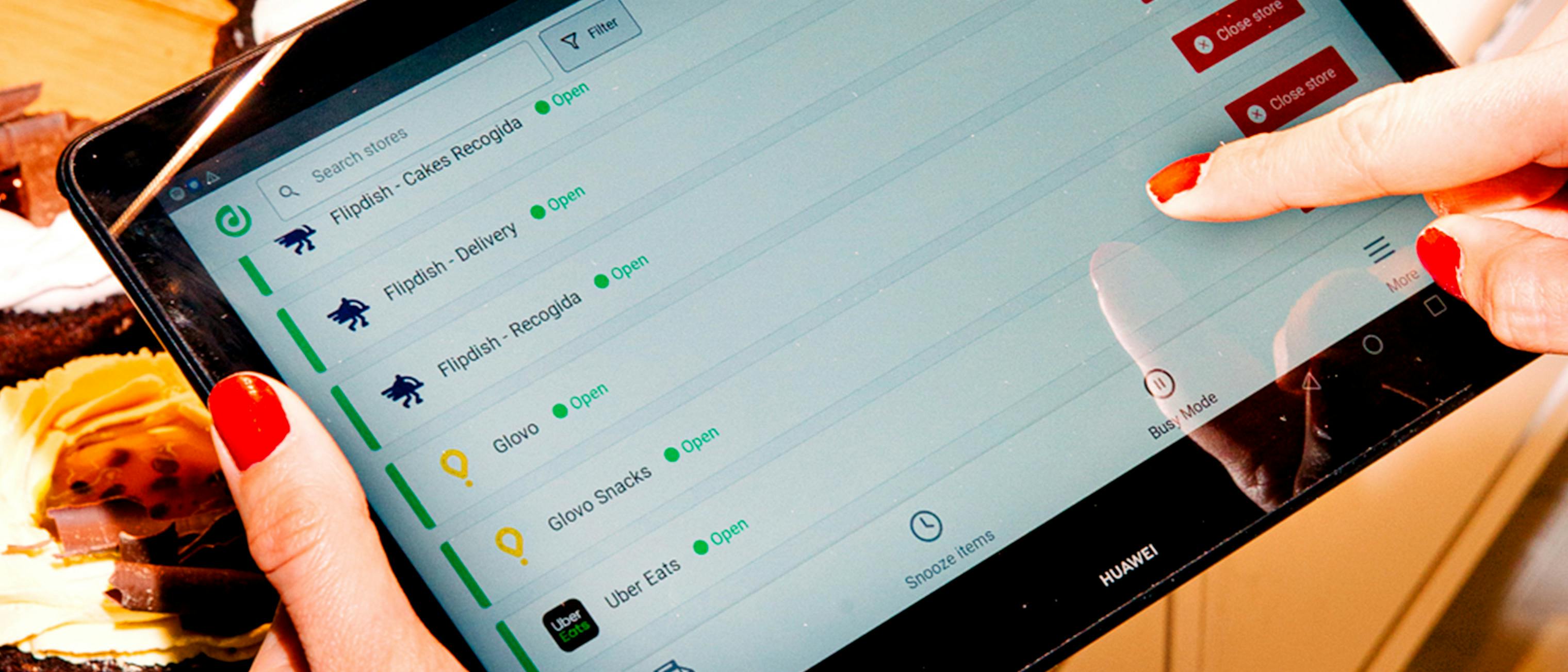 Deliverect Chök Testimonial-tablet