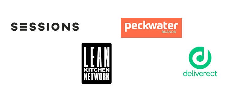 Virtual Brands UK Deliverect logos