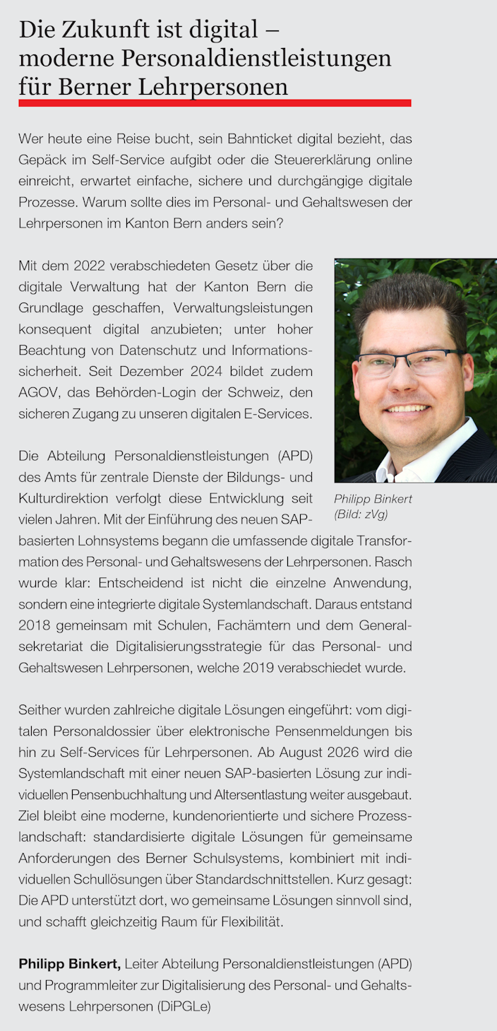 Bericht Magazin Diagonal zur digitalen Transformation der APD
