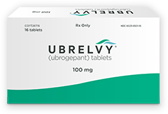 UBRELVY 16 pill count box