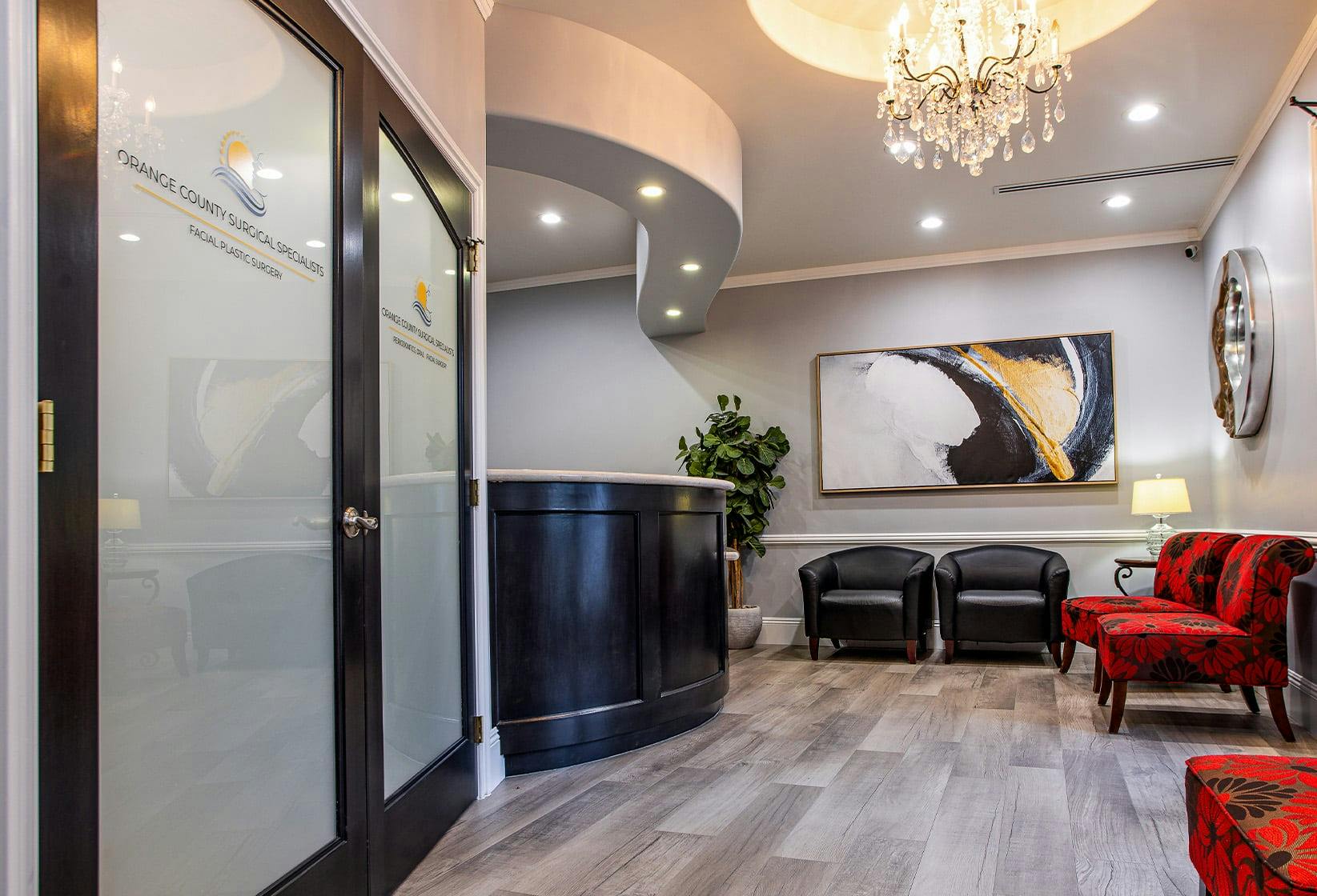 Receptionist area