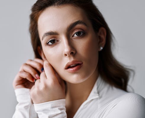 Face of a woman