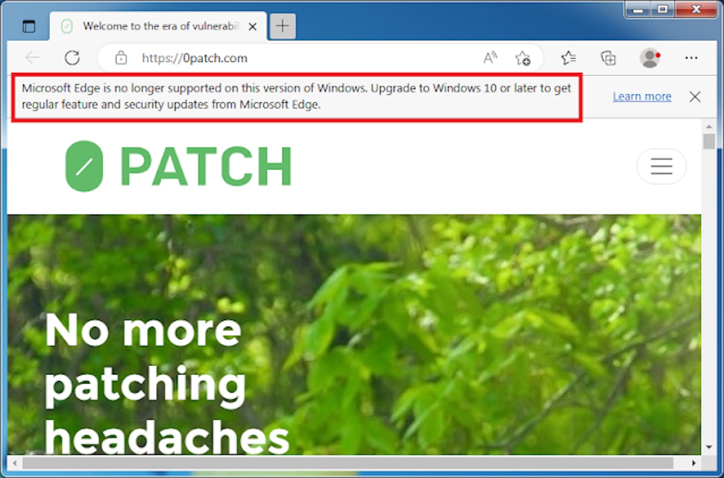 Goodbye, Pesky Edge Notification, You're Not Needed Anymore!