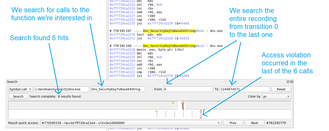 all calls to Dns_SecurityKeyToBase64String