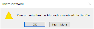 Microsoft Word Dialog