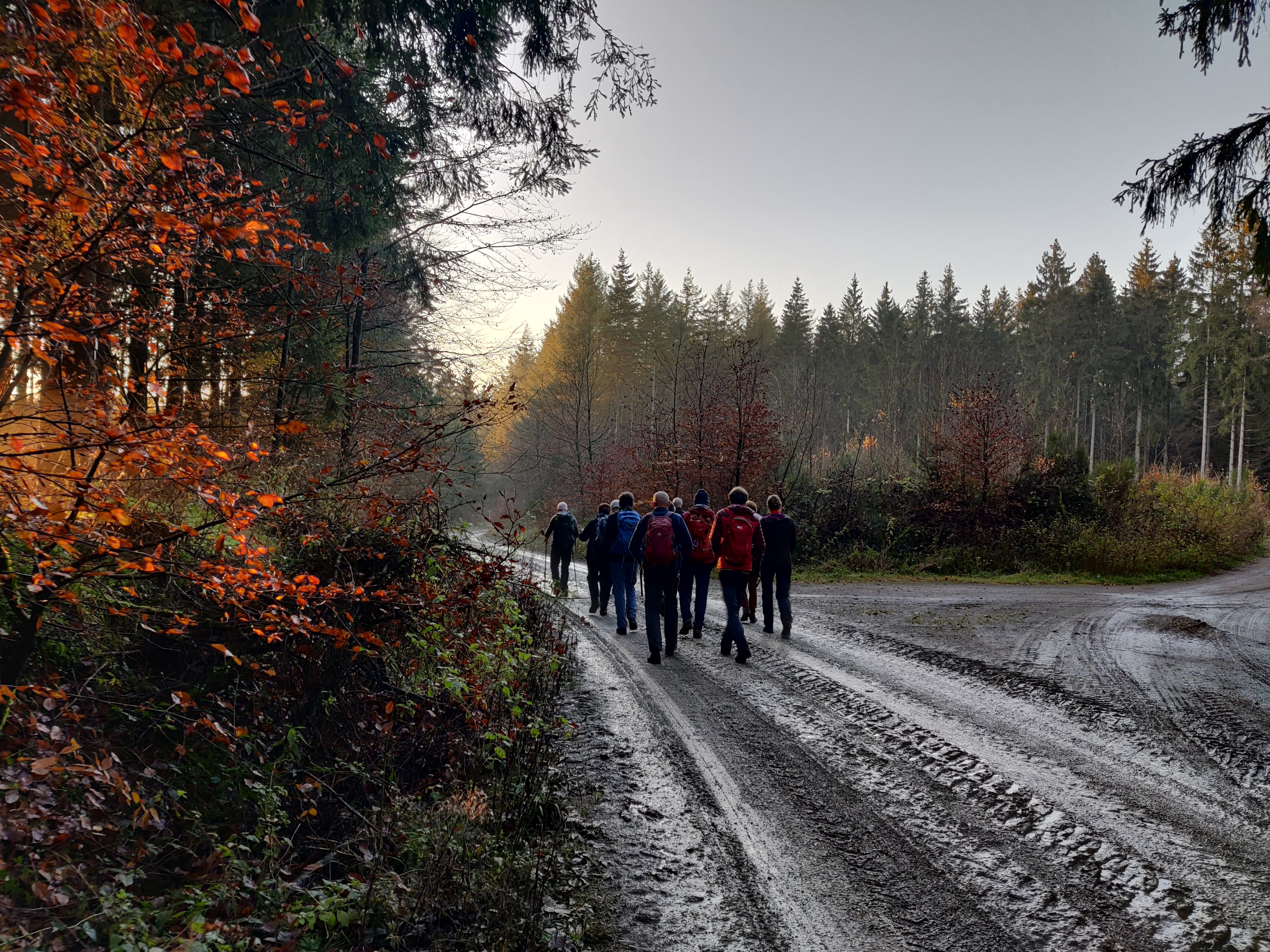 Bac Limburg op Wandelweekend in Burg Reuland België