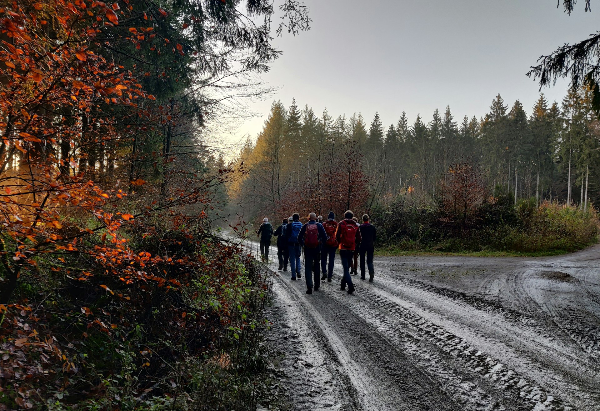 Bac Limburg op Wandelweekend in Burg Reuland België