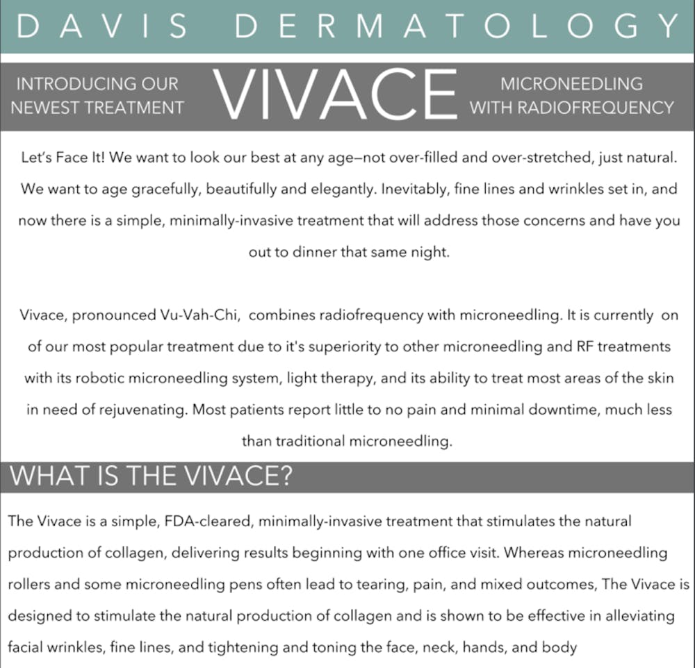 vivace infographic