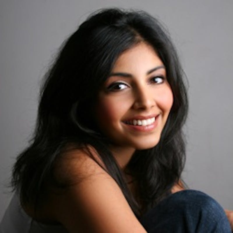 woman with dark hair