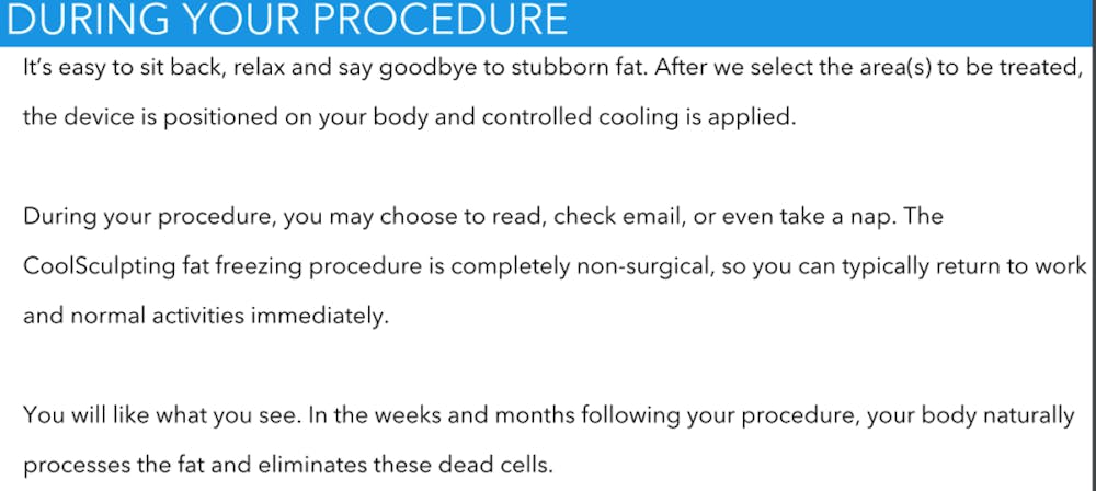 coolsculpting infographic