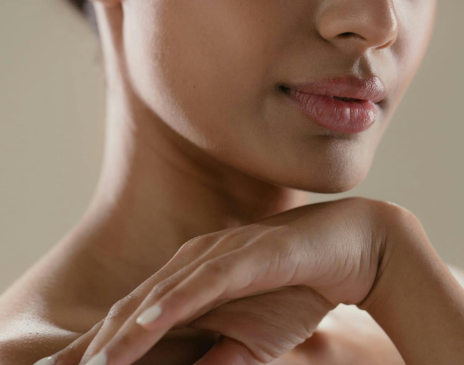 close up of a woman's hand