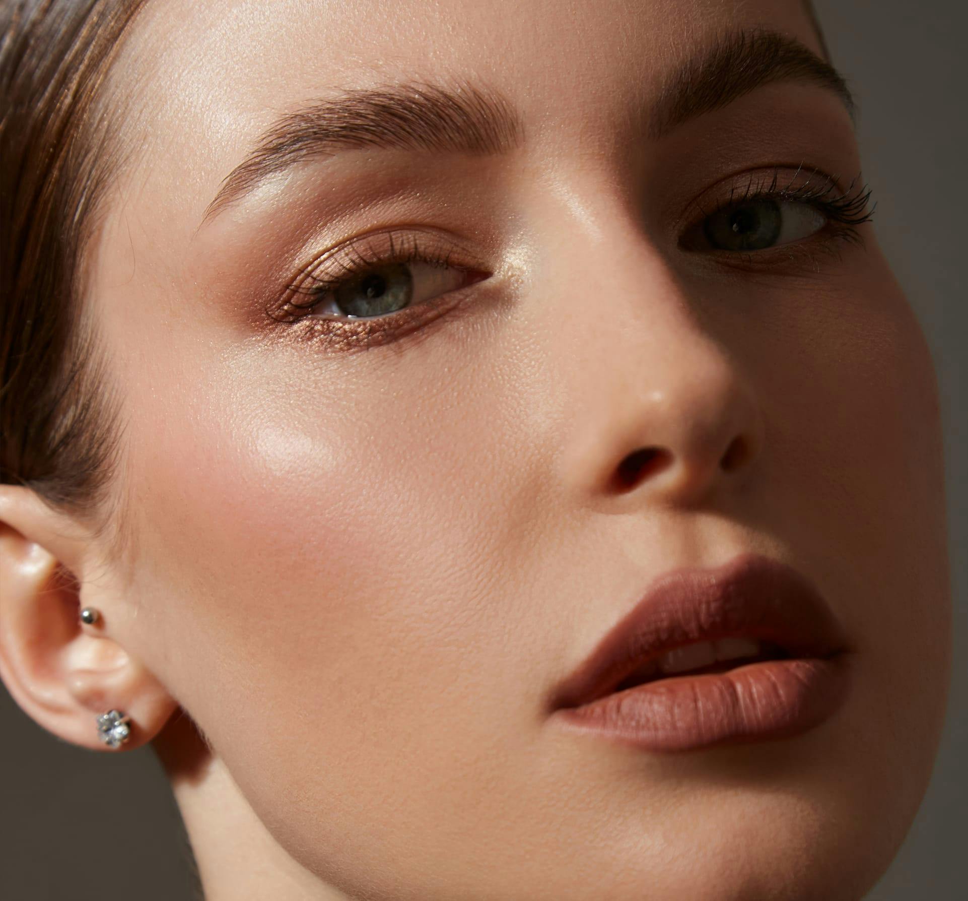 woman looking into the camera