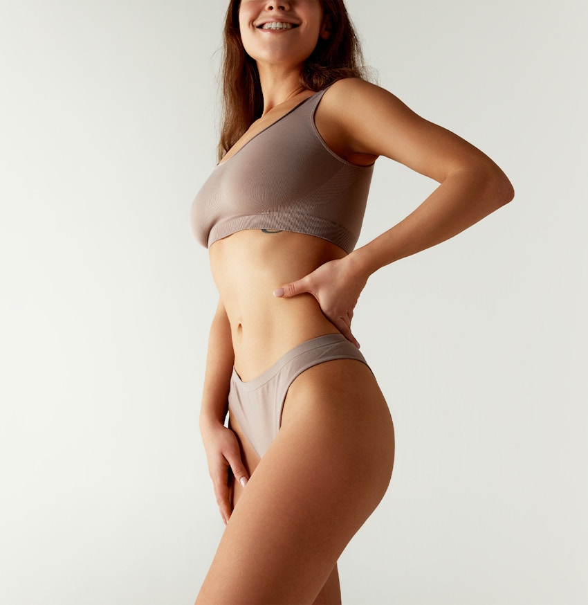 Woman with her hand on her hip