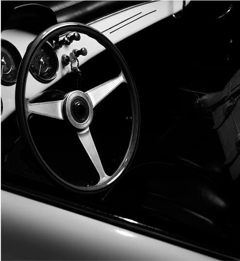 A streering wheel