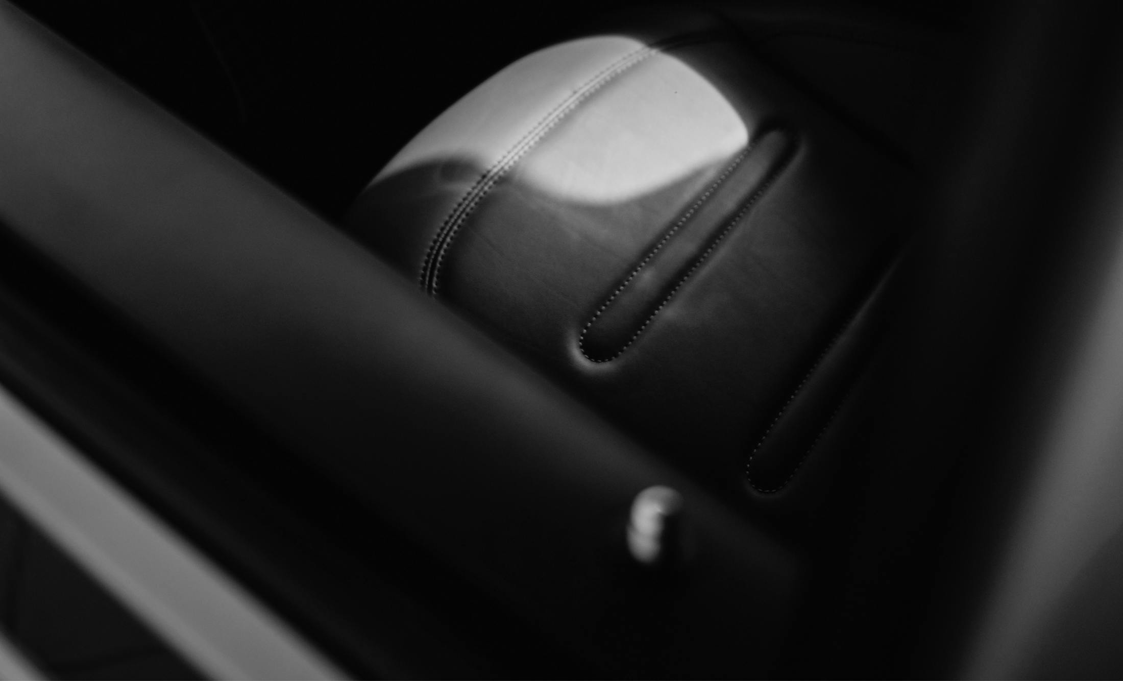 The inside of a car