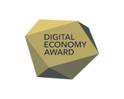 Digital Economy Award logo celebrating Cryptonow’s achievement and industry recognition.