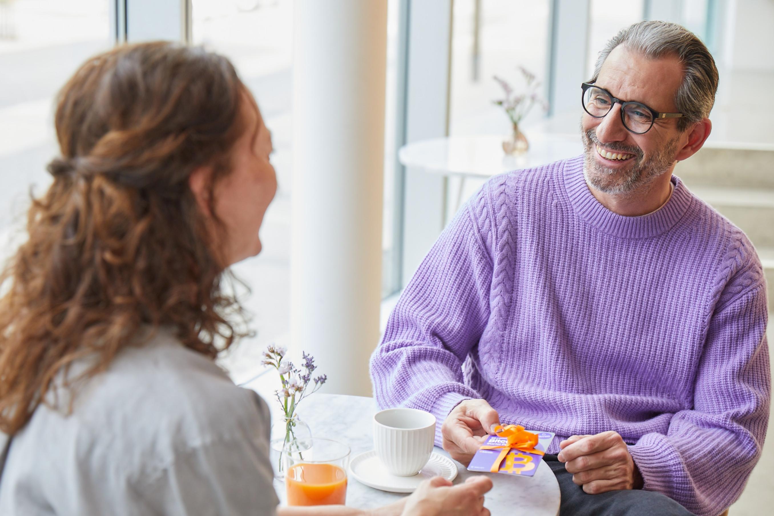 Bitcoin voucher card