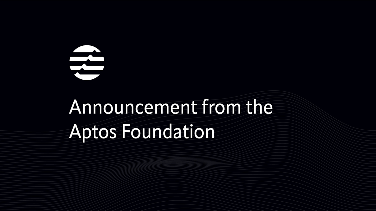 Aptos Airdrop Announcement | Aptos Network