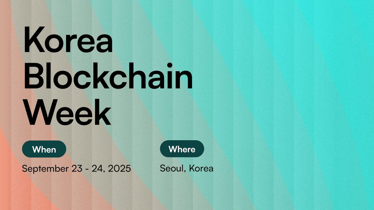 Korea Blockchain Week 2025 | Aptos Network