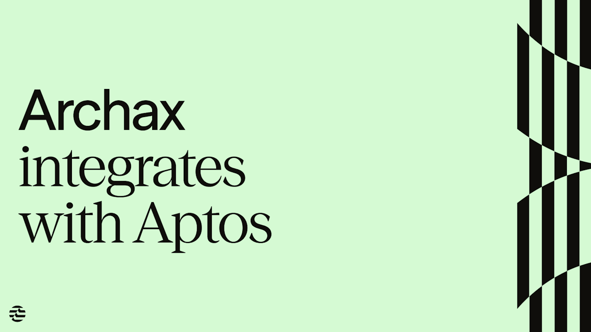 Archax Integrates with Aptos to Bring Over 100 Tokenized Securities Onchain