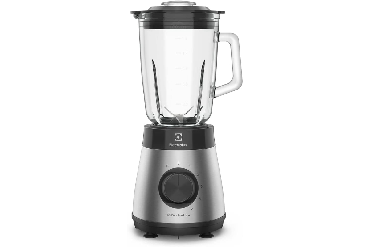Liquidificador Electrolux 700W Com Copo De Vidro Tecnologia Truflow Experience EBS30 - 127V Cinza